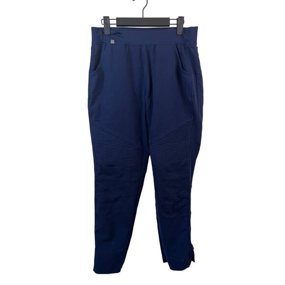 Figs Pants - Figs Women's Blue Straight Leg Scrub Pants Size Small